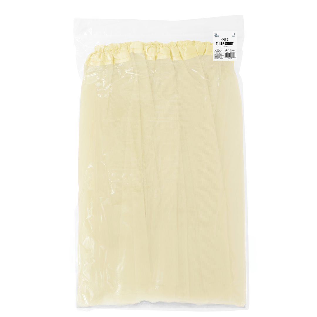 Spódniczka tiulowa kremowa 40cm