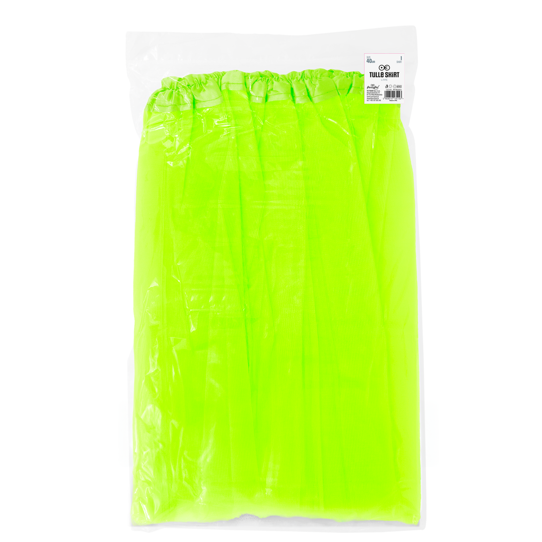 Spódniczka tiulowa limonkowa 40cm - OUTLET