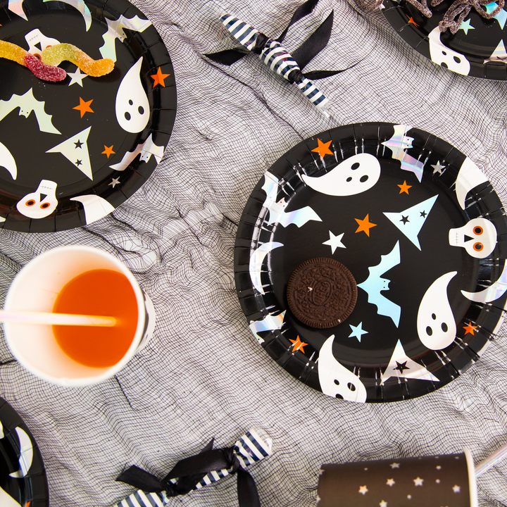 Talerzyk papierowy Halloween 7cali 6szt.