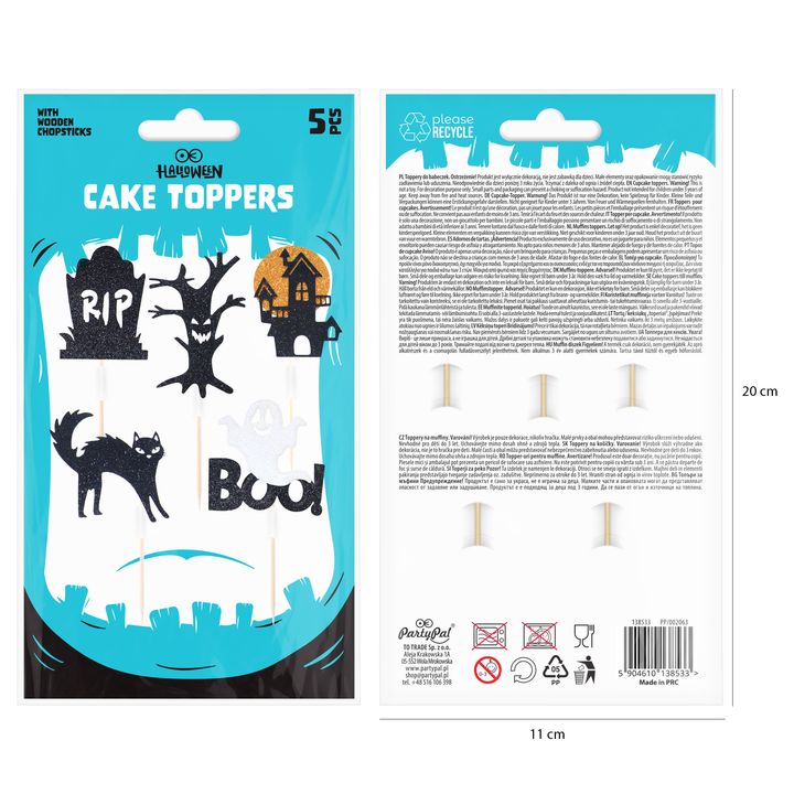 Toppery Halloween BOO! 5szt. zestaw