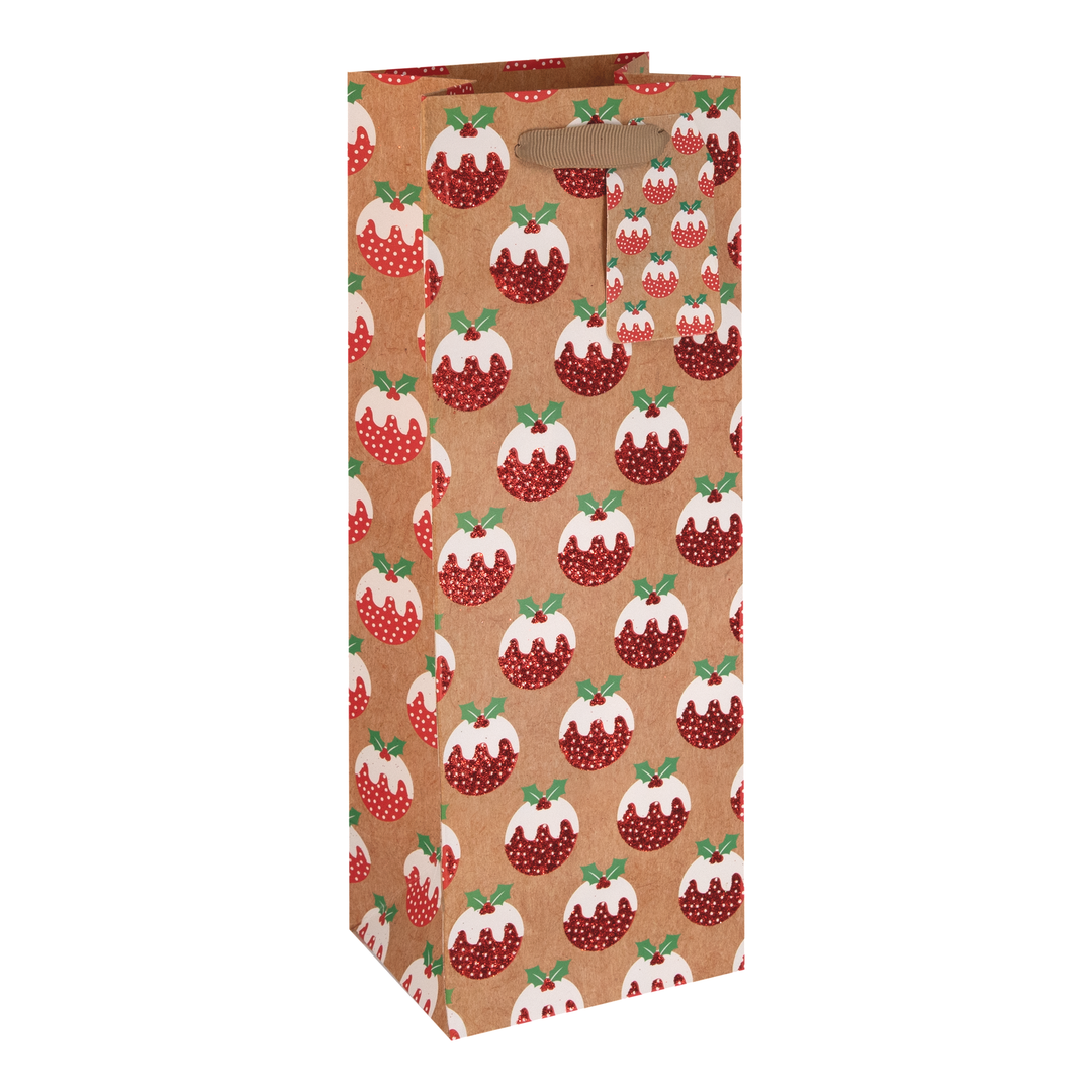 Torebki na prezenty Christmas greetings 12szt. mix