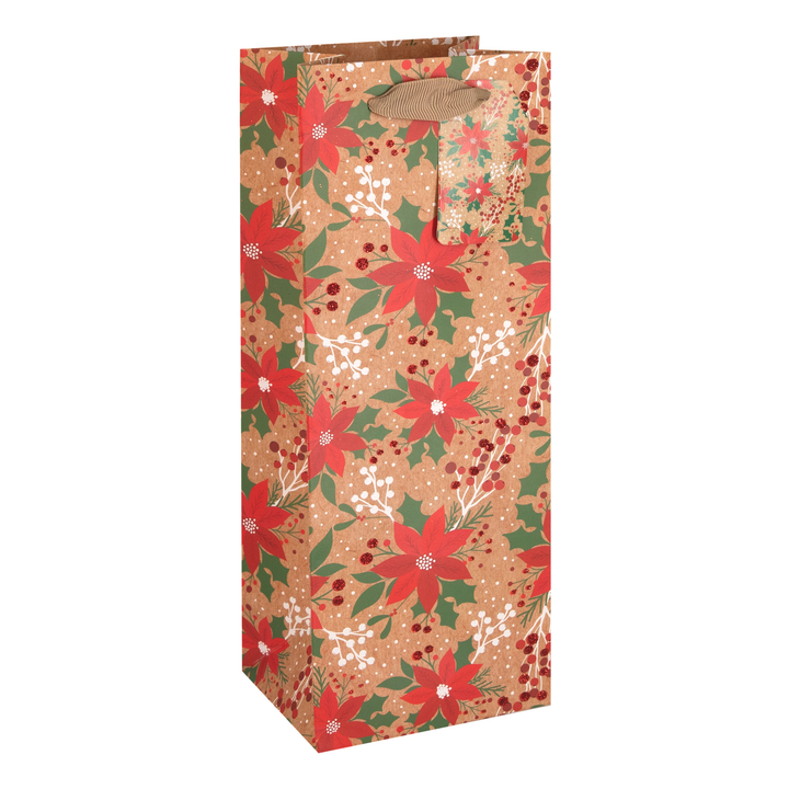 Torebki na prezenty Christmas greetings 12szt. mix