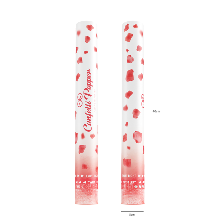 Konfetti płatki róż czerwone 40cm
