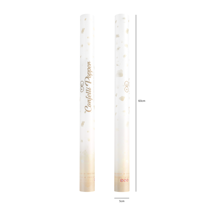 Konfetti płatki róży kremowe 60cm