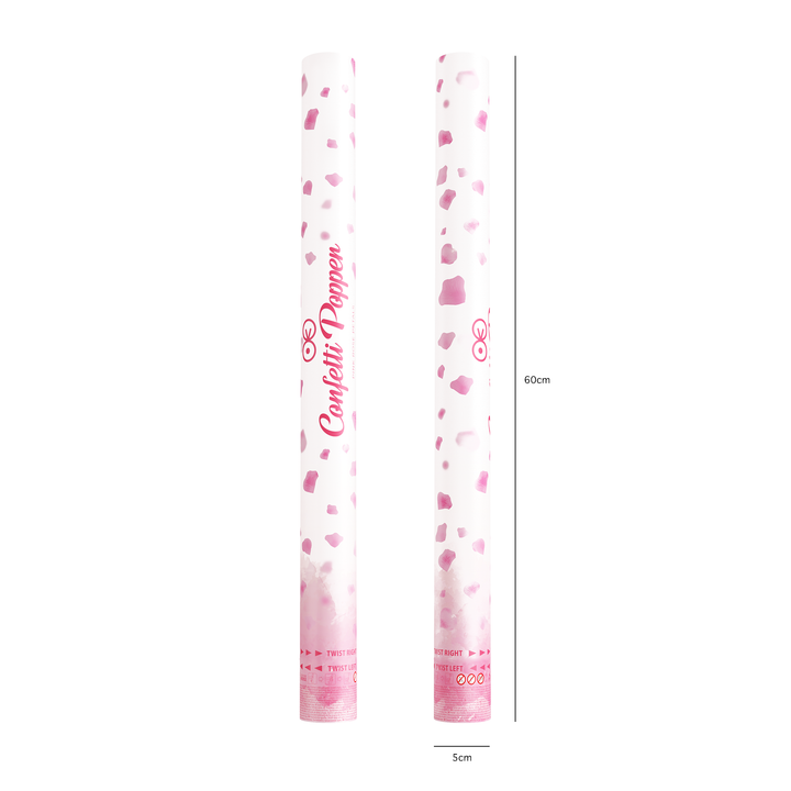 Konfetti płatki róży różowe 60cm
