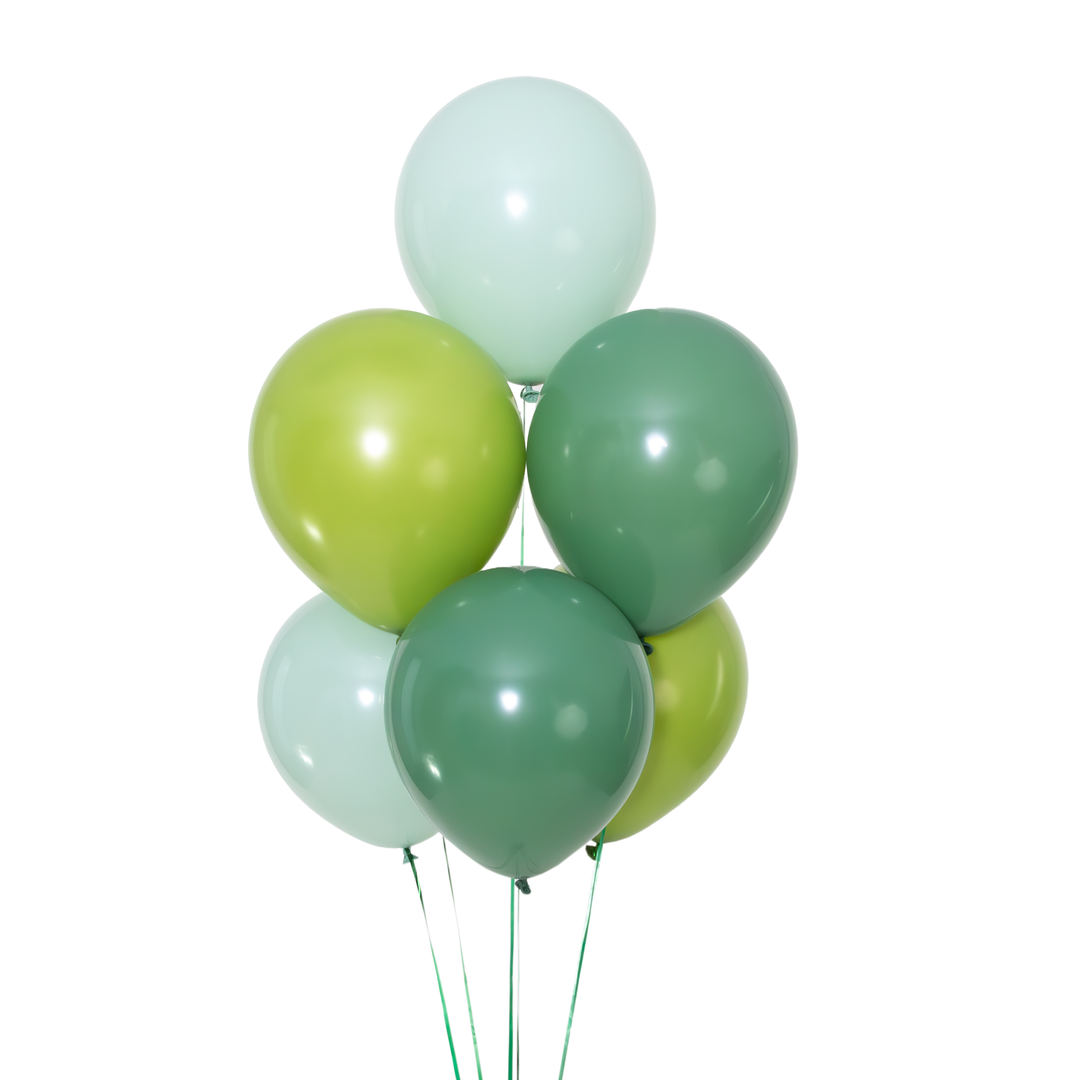 Balony pastelowe głęboka zieleń 12cali 100szt.