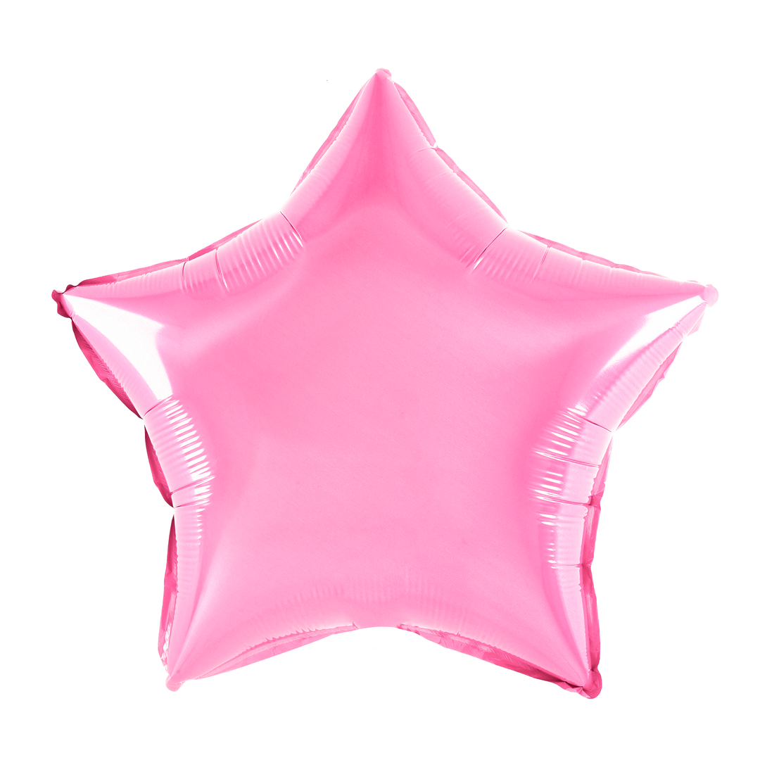 Balon foliowy Gwiazda jasnoróżowy 9cali 3szt.