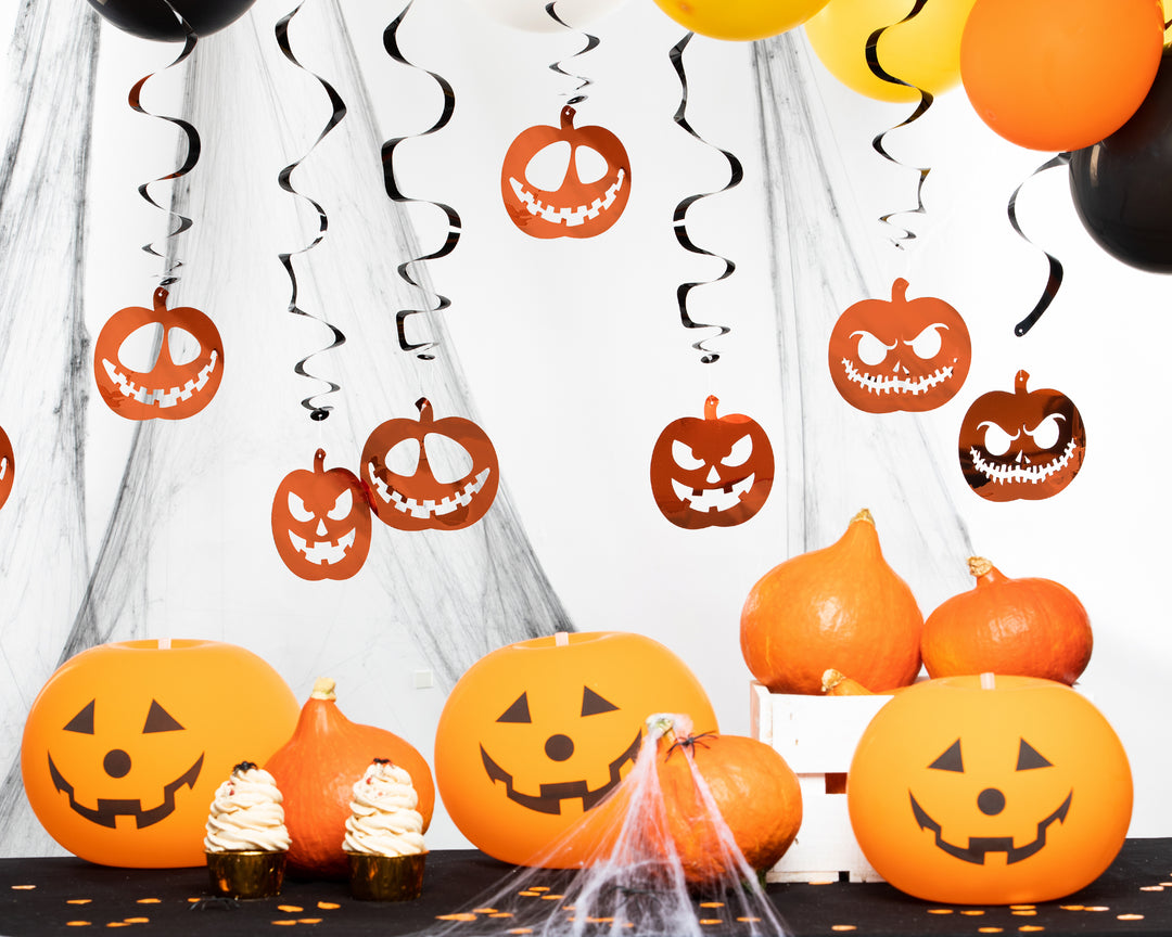 Świderki Halloween Dynie 6szt.