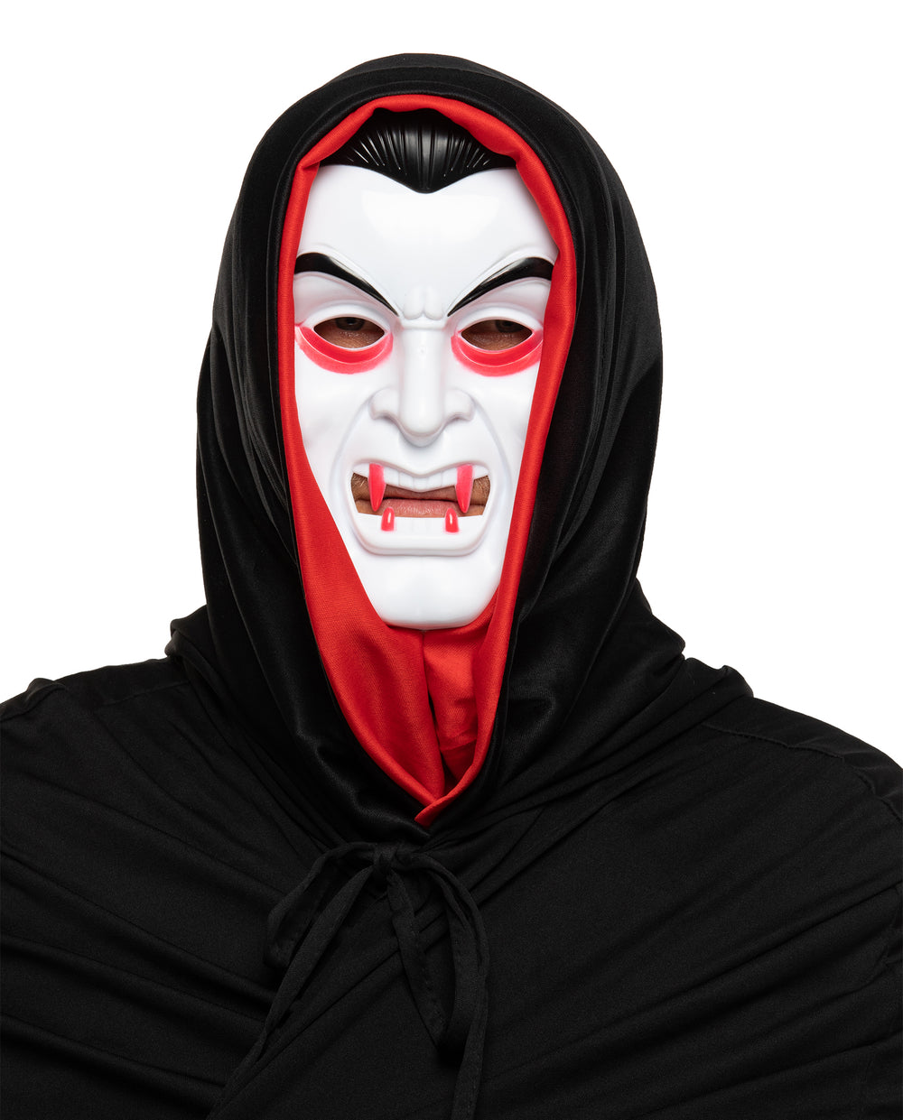 Maska Halloween Wampir z kapturem zdjęcie na modelu