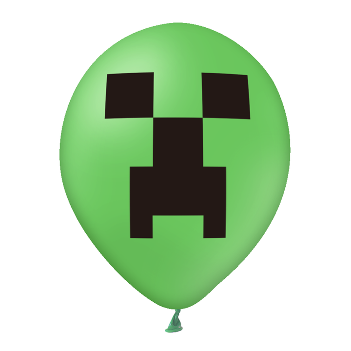 Balony 12cali zielone gamingowe 12szt