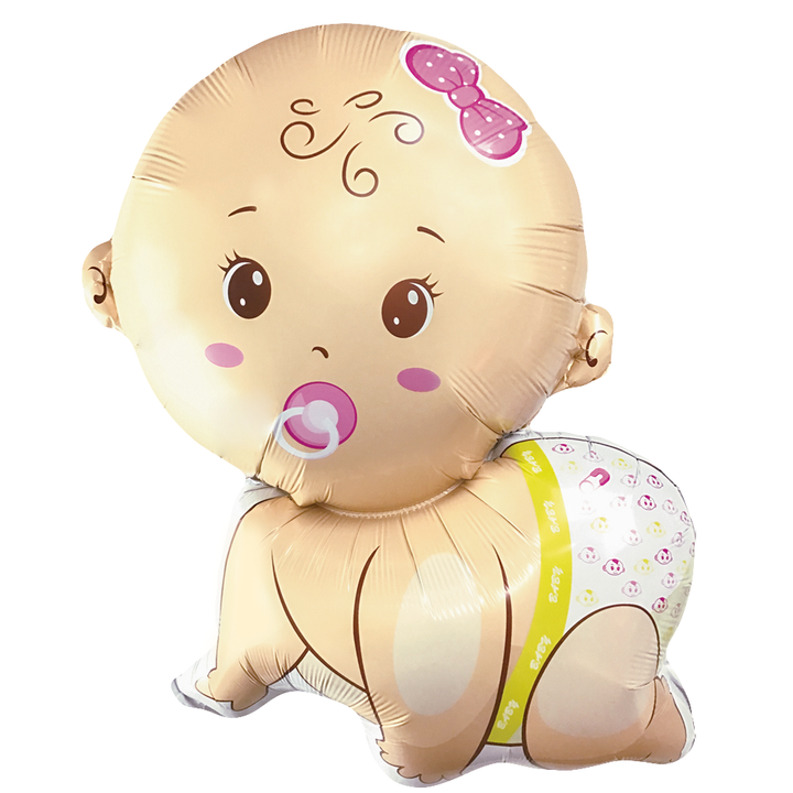 Balon foliowy Bobas dziewczynka 65x77cm