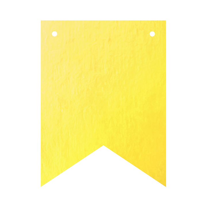 Baner DIY 16 cm - złoty