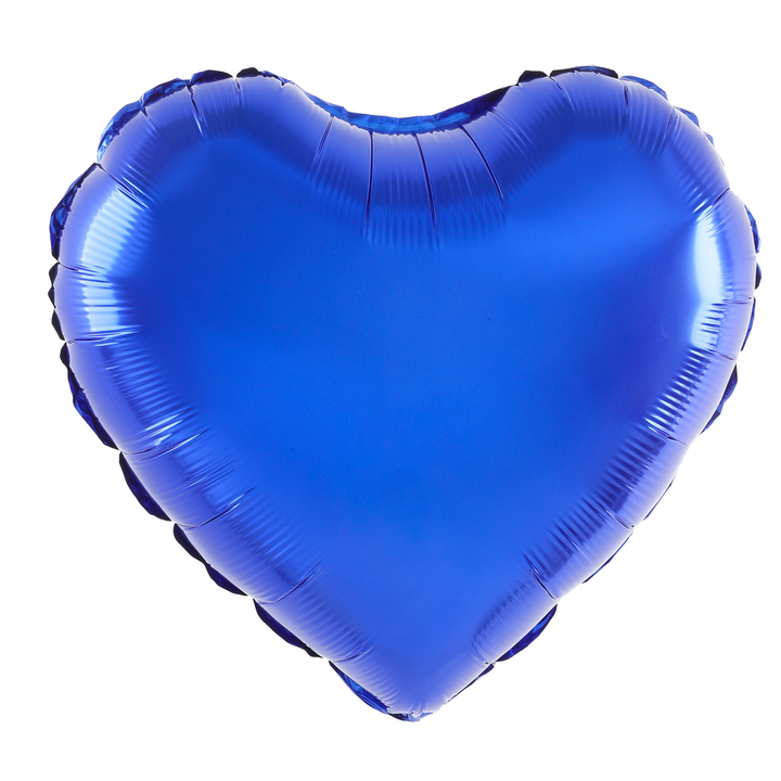Balon foliowy Serce ciemnoniebieski 18cali