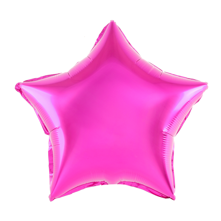 Balon foliowy Gwiazda fuksja 18cali