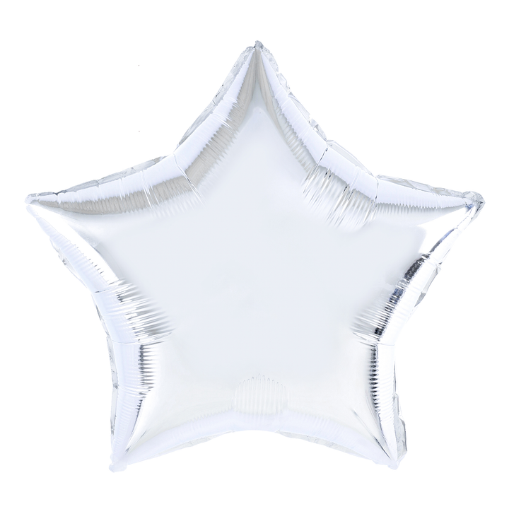 Balon foliowy Gwiazda srebrny 18cali