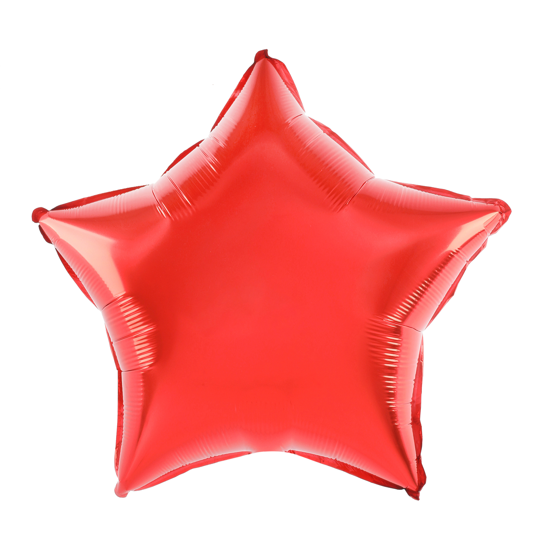 Folioilmapallo Star punainen 18 tuumaa