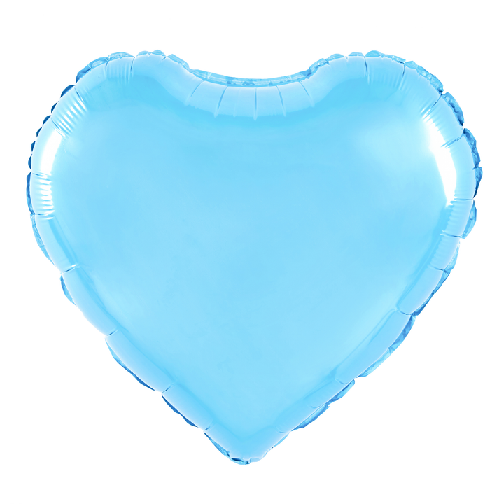 Balon foliowy Serce jasnoniebieski 9cali 3szt.