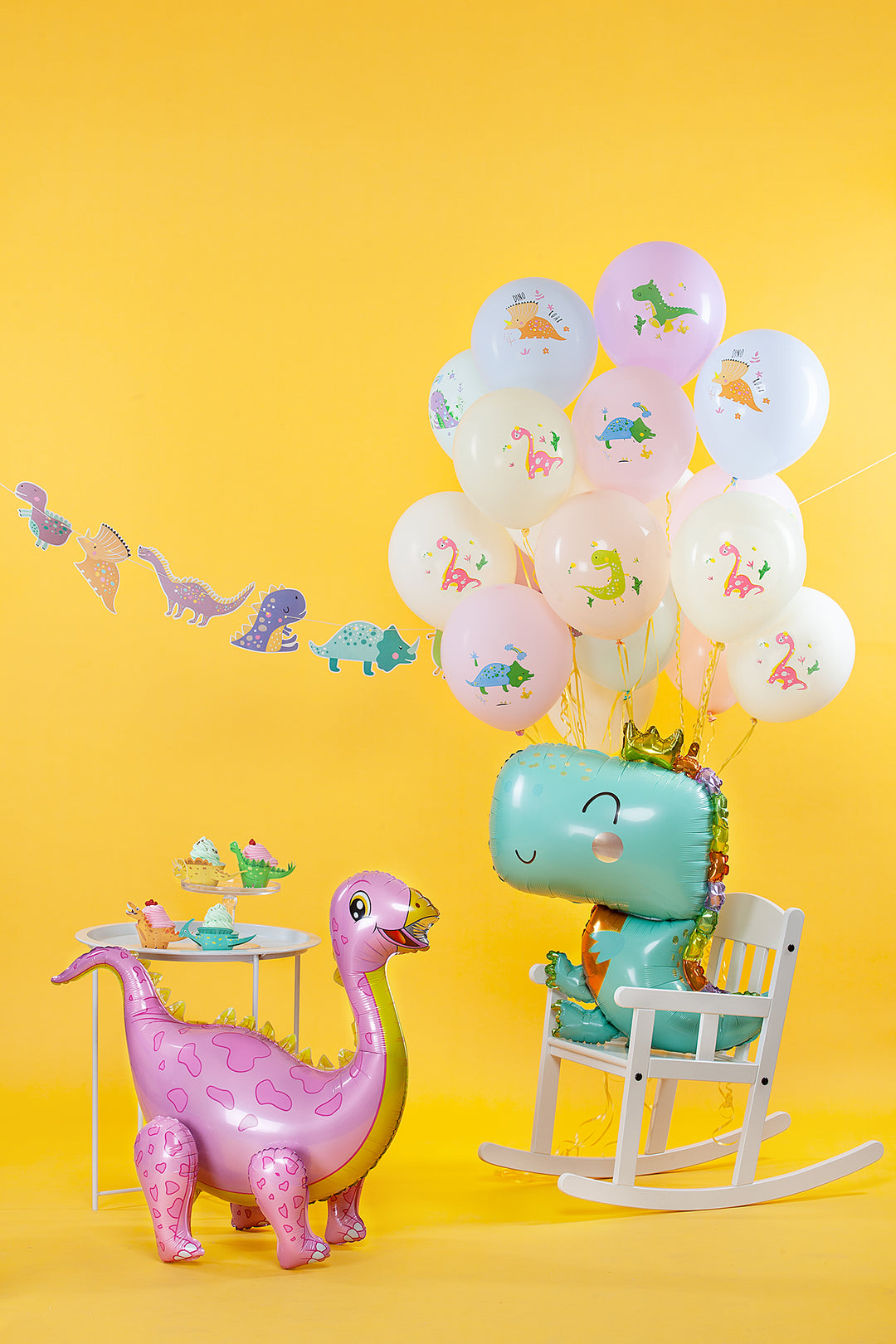 Balony Dinozaury 12cali 6szt. zestaw