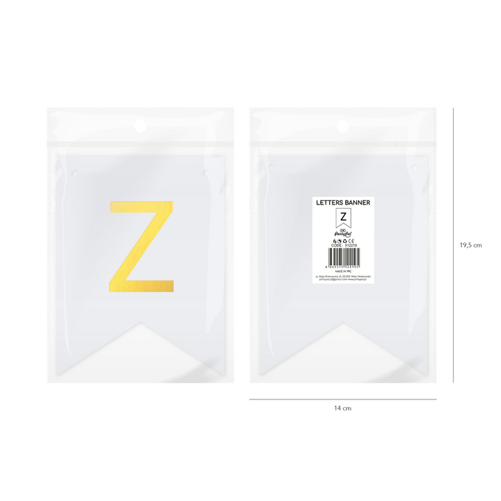 Baner DIY 16 cm - literka Z