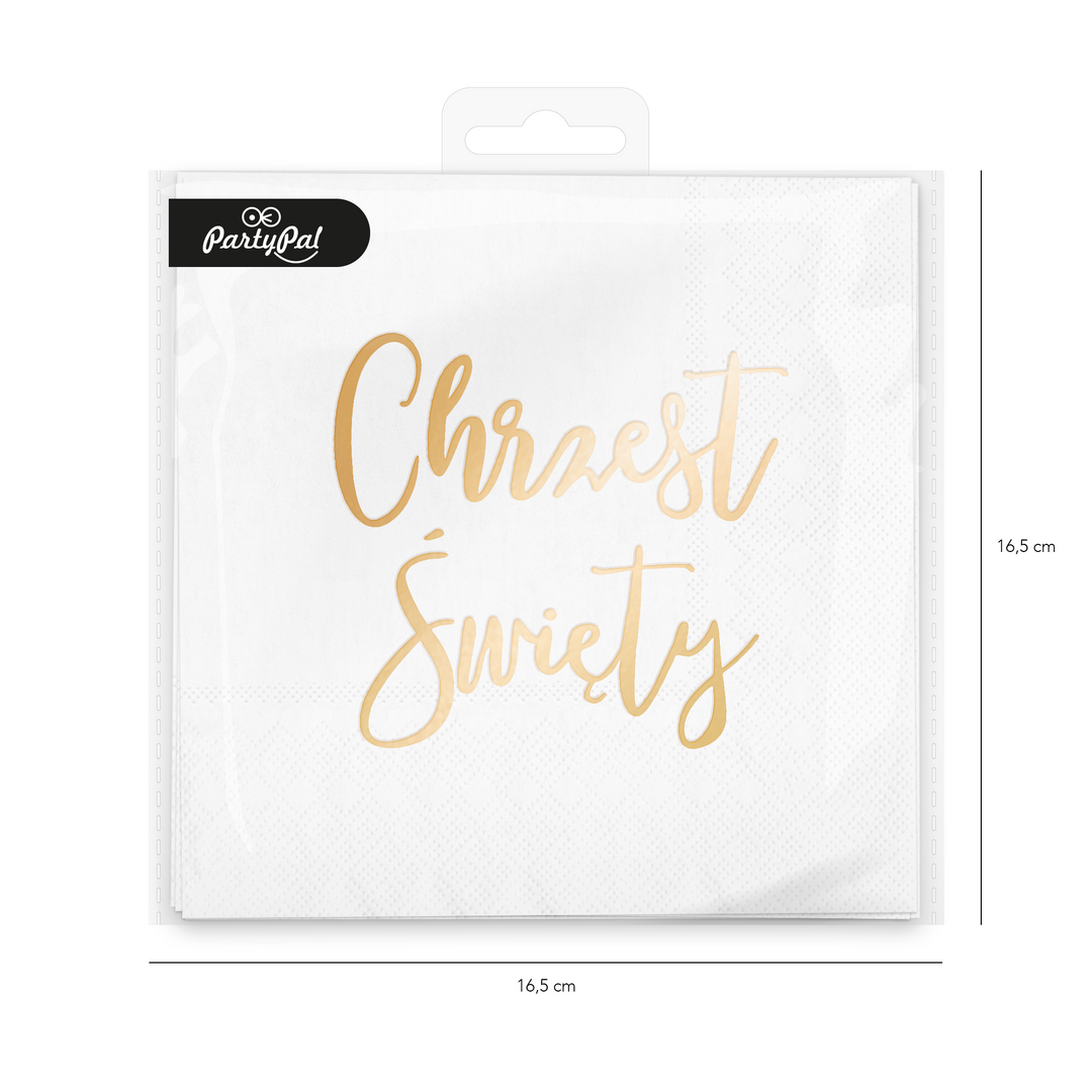 White christening napkins 10pc