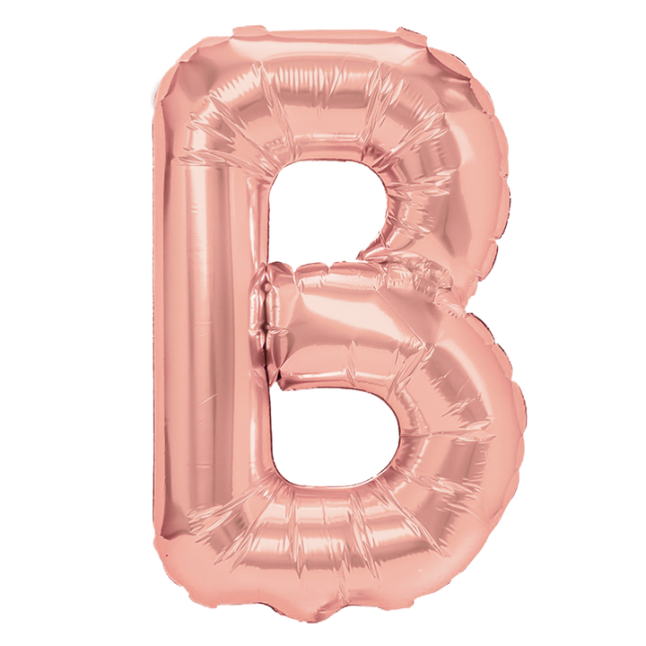 Balon foliowy litera B rose gold 40cm N