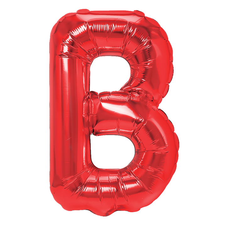 Balon foliowy litera B czerwony 40cm N