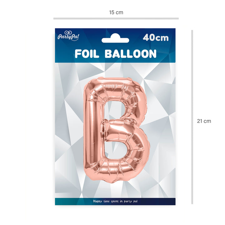 Balon foliowy litera B rose gold 40cm N