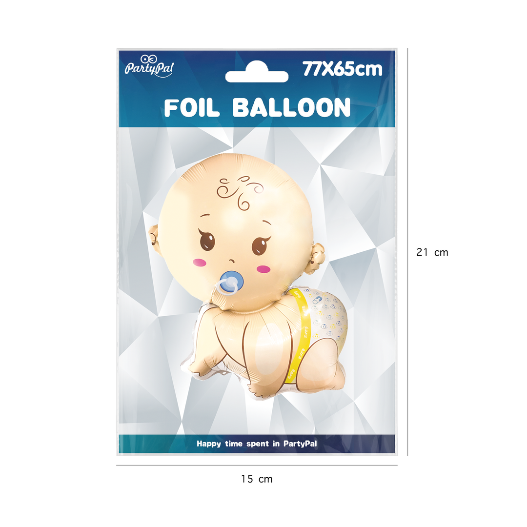 Balon foliowy Bobas chłopiec 65x77cm