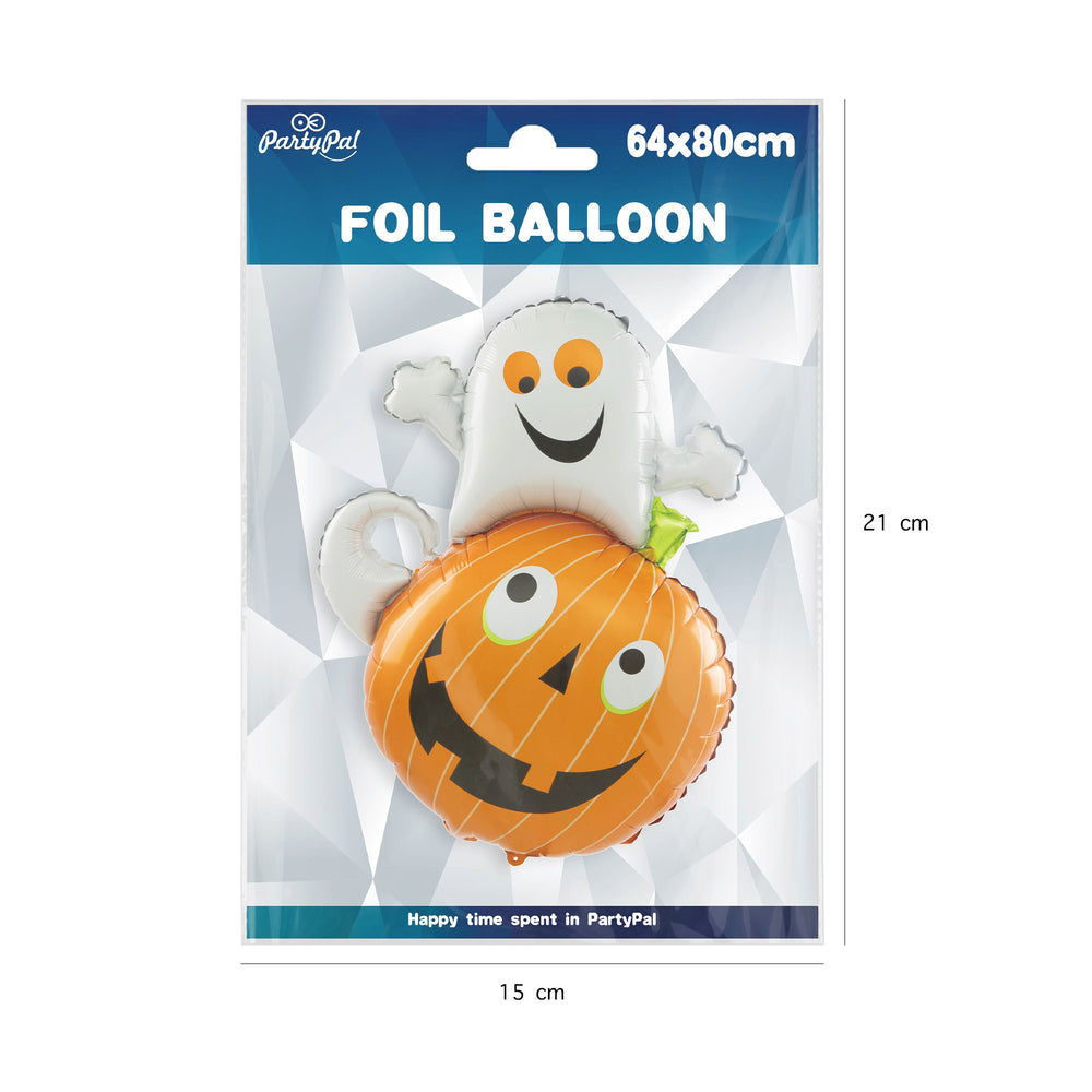 Balon foliowy Dynia z duchem Halloween opakowanie