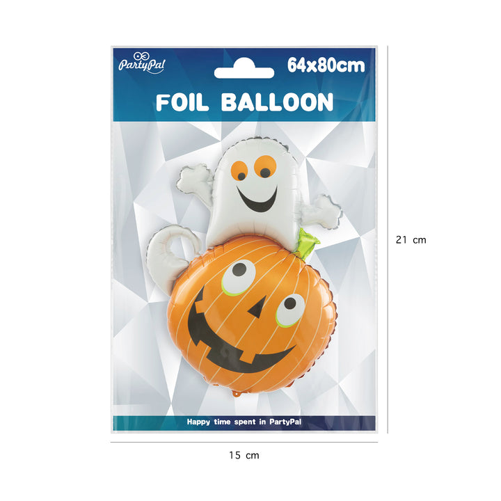 Balon foliowy Dynia z duchem Halloween opakowanie