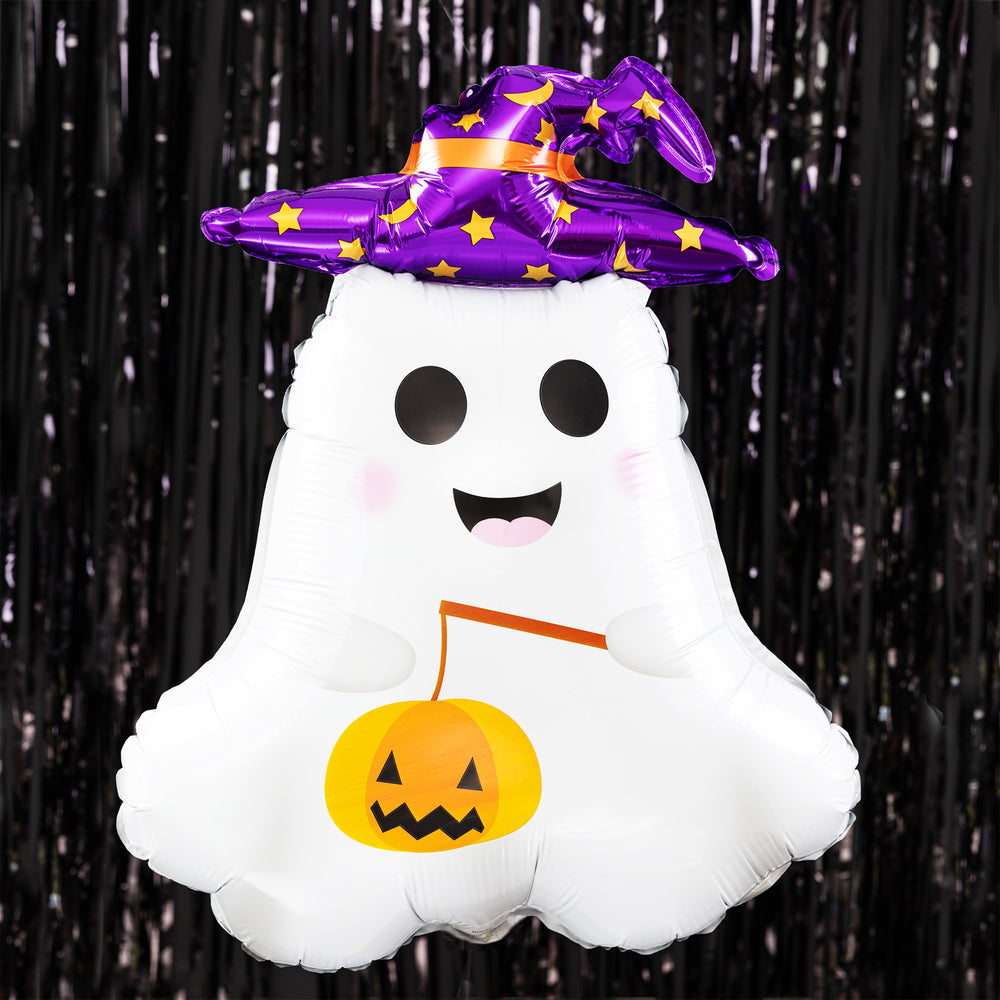 Balon foliowy Duszek Halloween kompozycja
