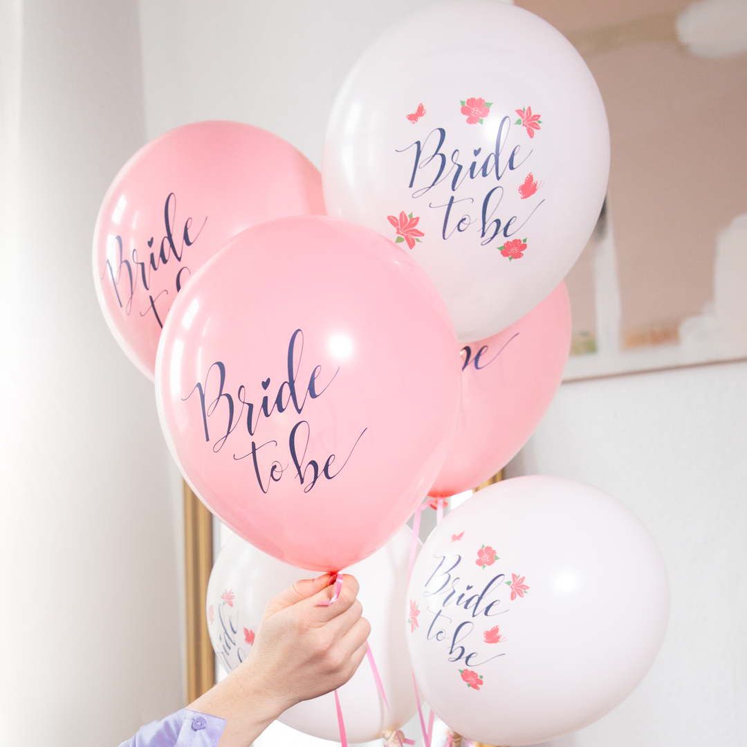 Bride to be биоразградими балони 12 инча 6 бр. комплект