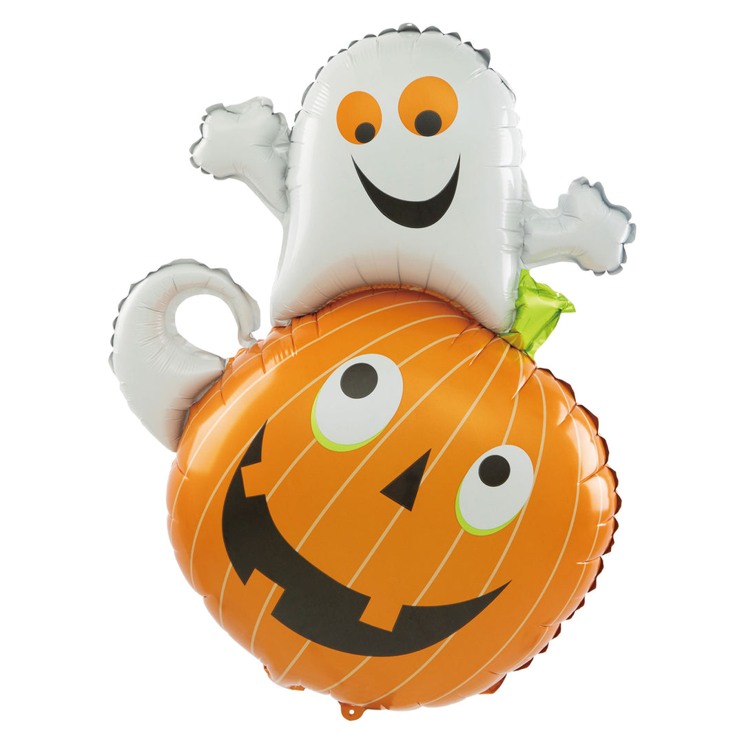 Balon foliowy Dynia z duchem Halloween