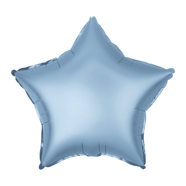 Balon foliowy Gwiazda matowy niebieski 18cali