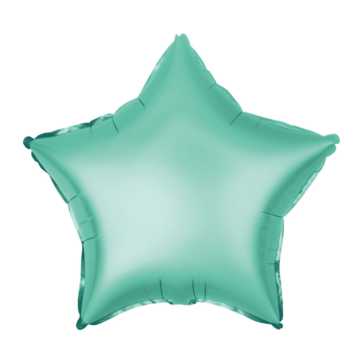 Balon foliowy Gwiazda matowy zielony 18cali