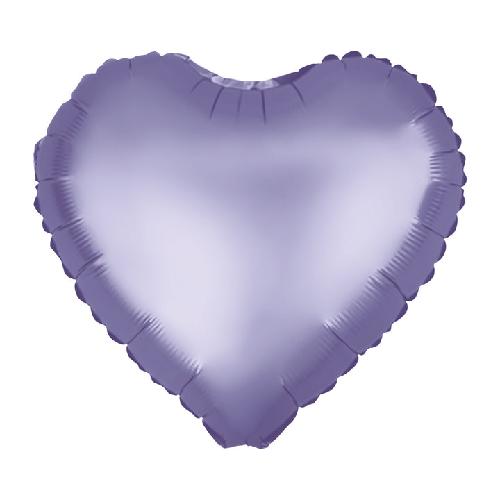 Balon foliowy Serce matowy fioletowy 18cali