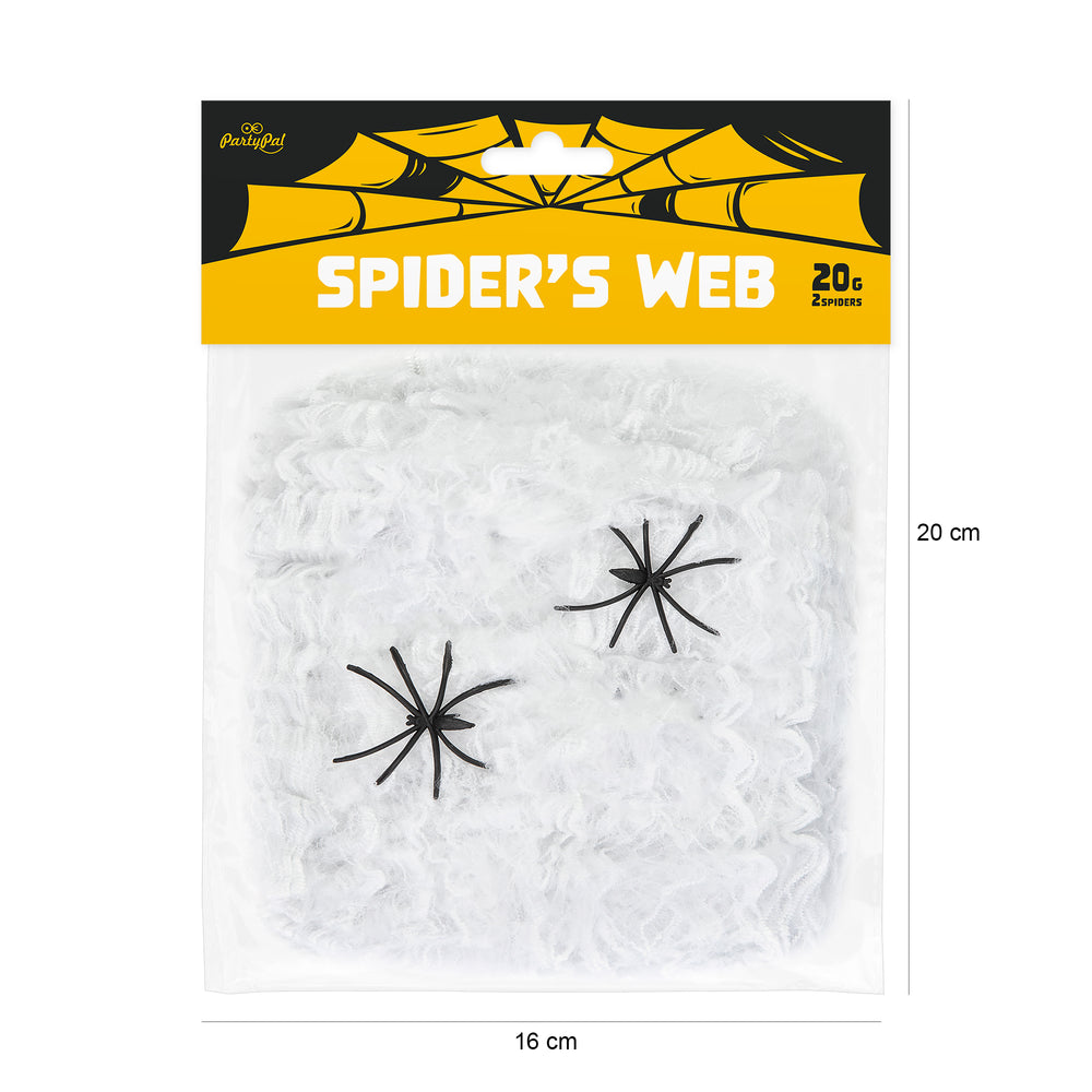 Pajęczyna Halloween biała 20g - opakowanie