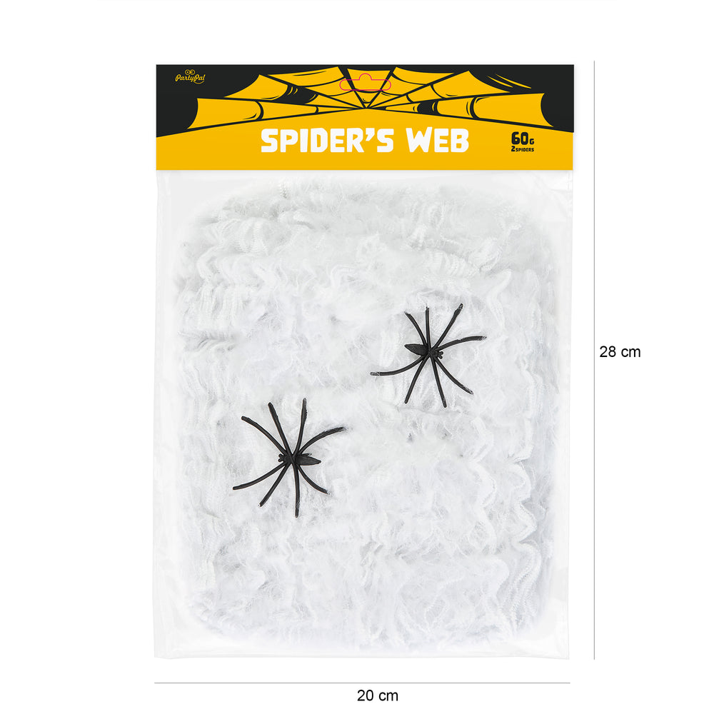 Pajęczyna Halloween biała 60g - opakowanie
