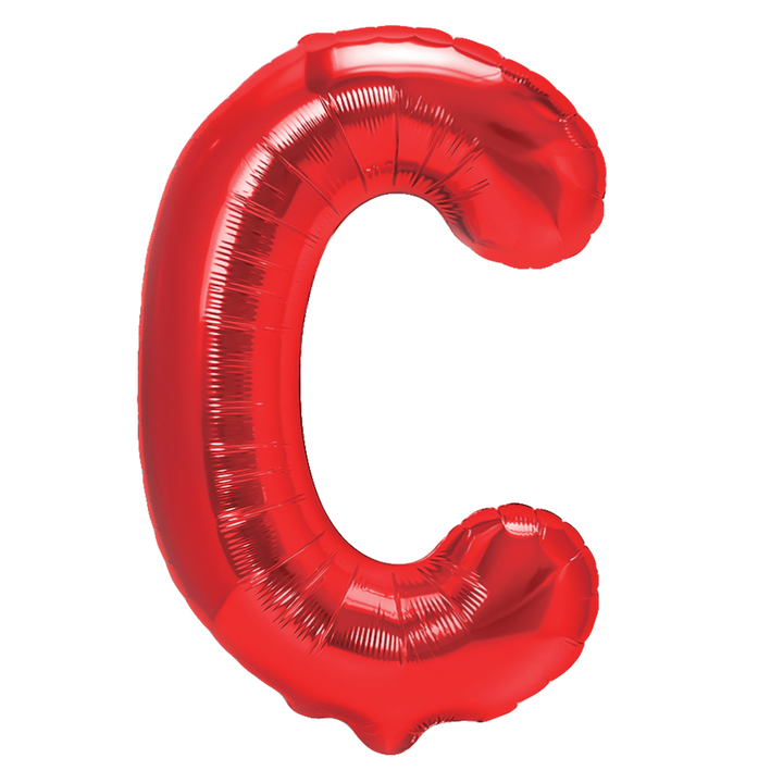 Balon foliowy litera C czerwony 40cm N