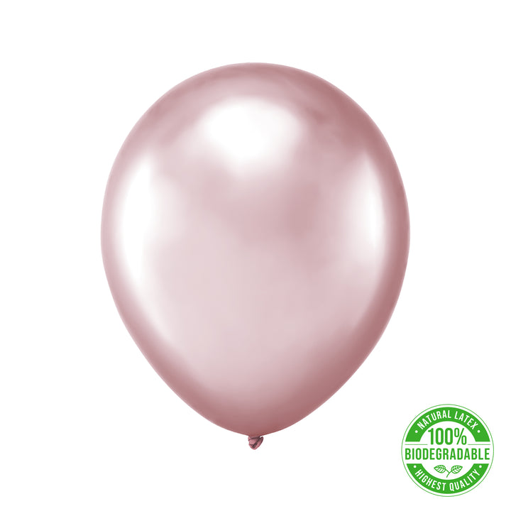 Balon Biodegradowalny chrom liliowy 12cali 100szt