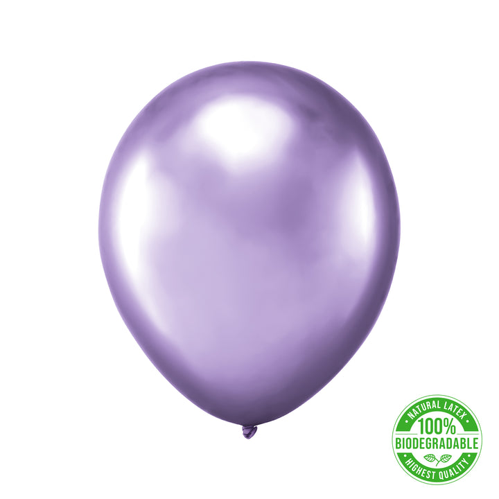 Balon Biodegradowalny chrom fioletowy 12cali 100szt