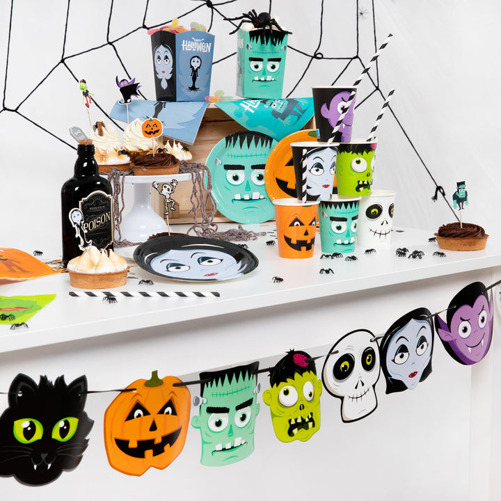 Dekoracja stołu Halloween Monsters kompozycja