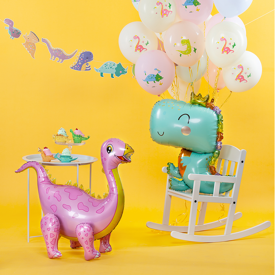 Balon foliowy Spinozaur zielony 75x60cm