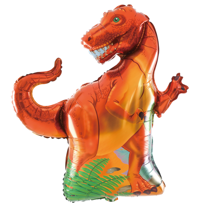 Balon foliowy Tyranozaur czerwony 76x91cm