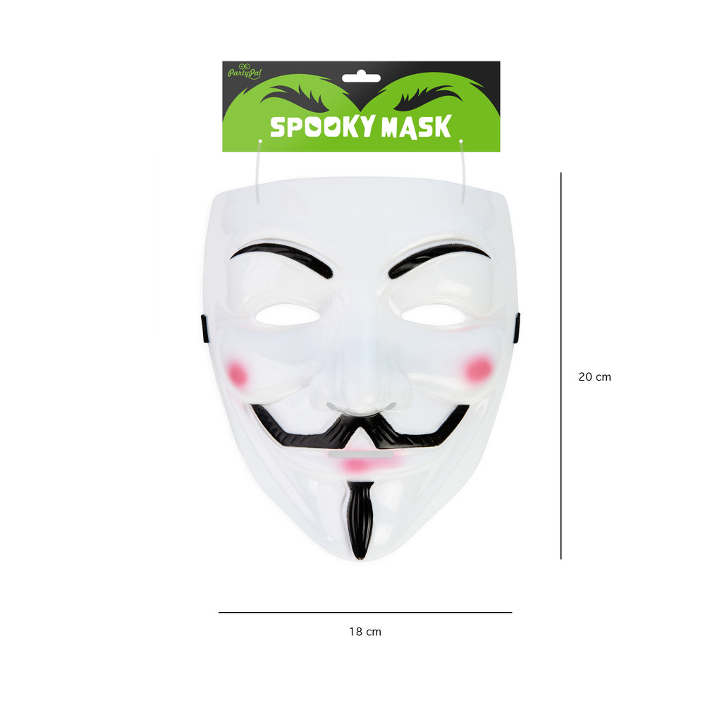 Maska Halloween Vendetta z etykietą
