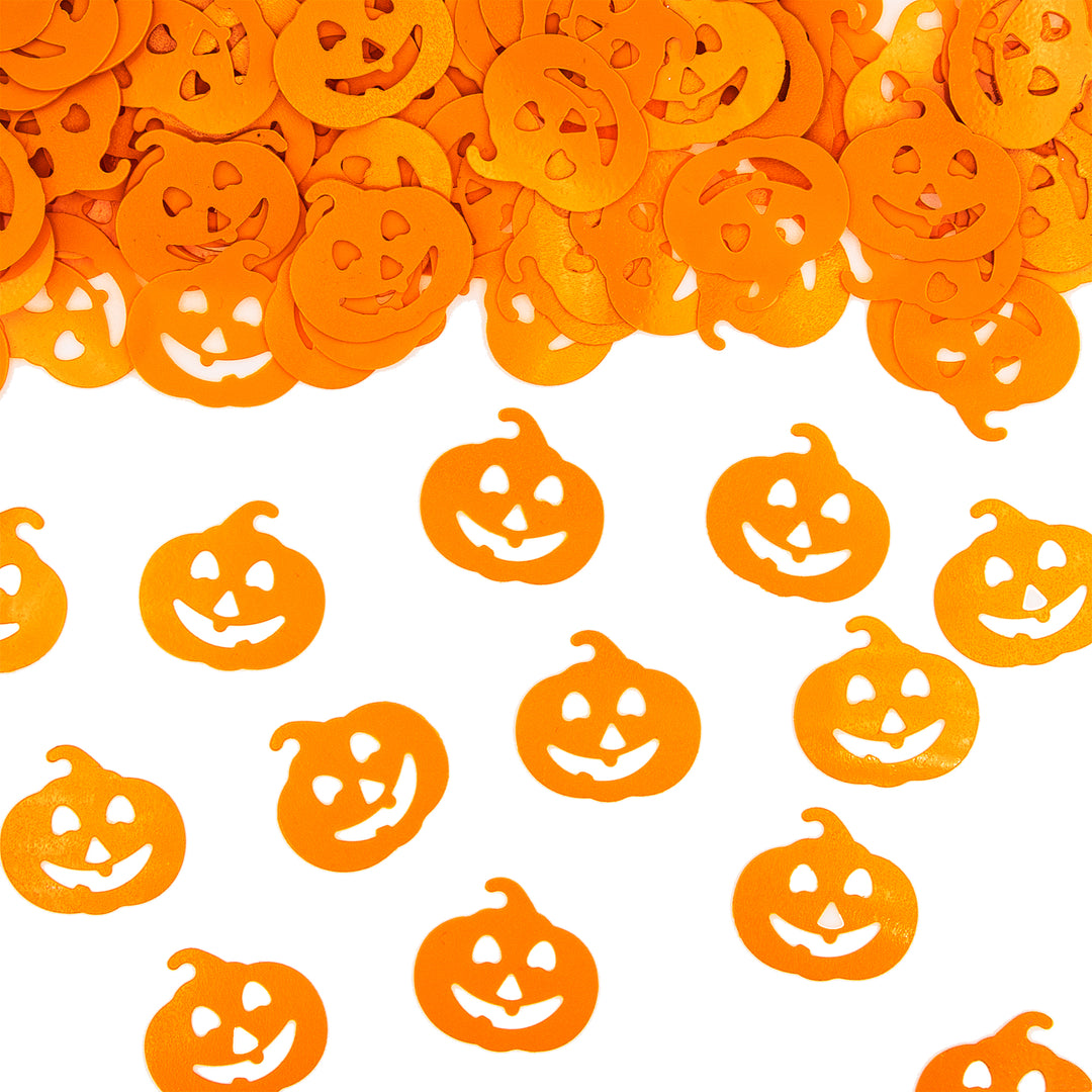 Konfetti foliowe Halloween Dynie pomarańczowe