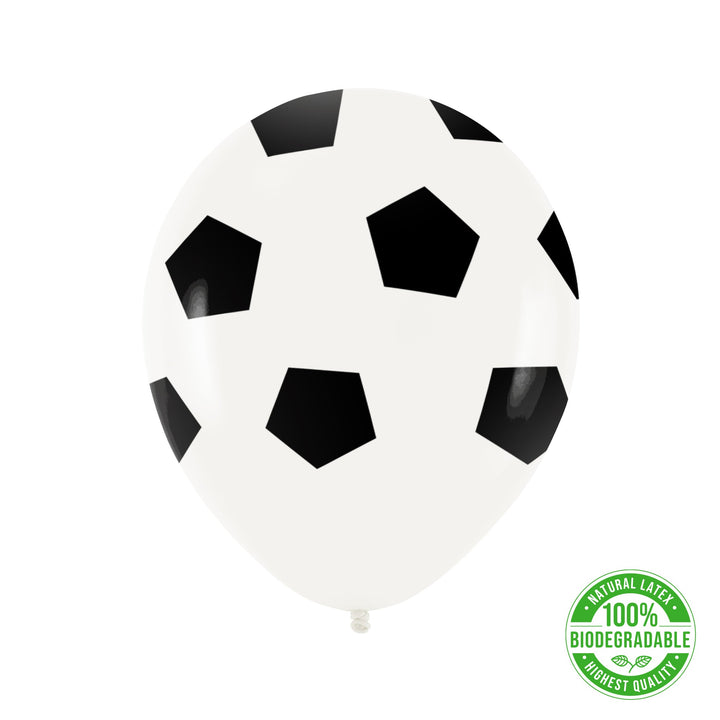 Balon biodegradowalny z nadrukiem jak na piłce nożnej