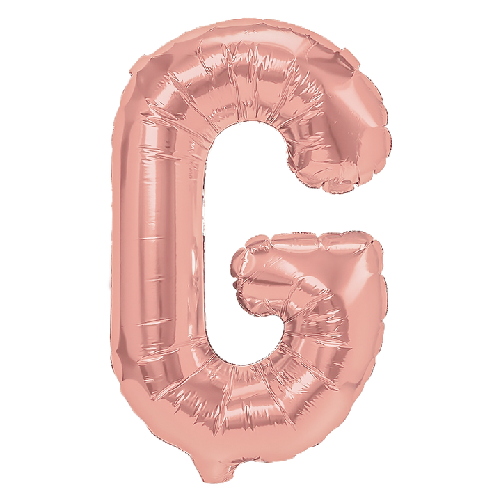 Balon foliowy litera G rose gold 40cm L