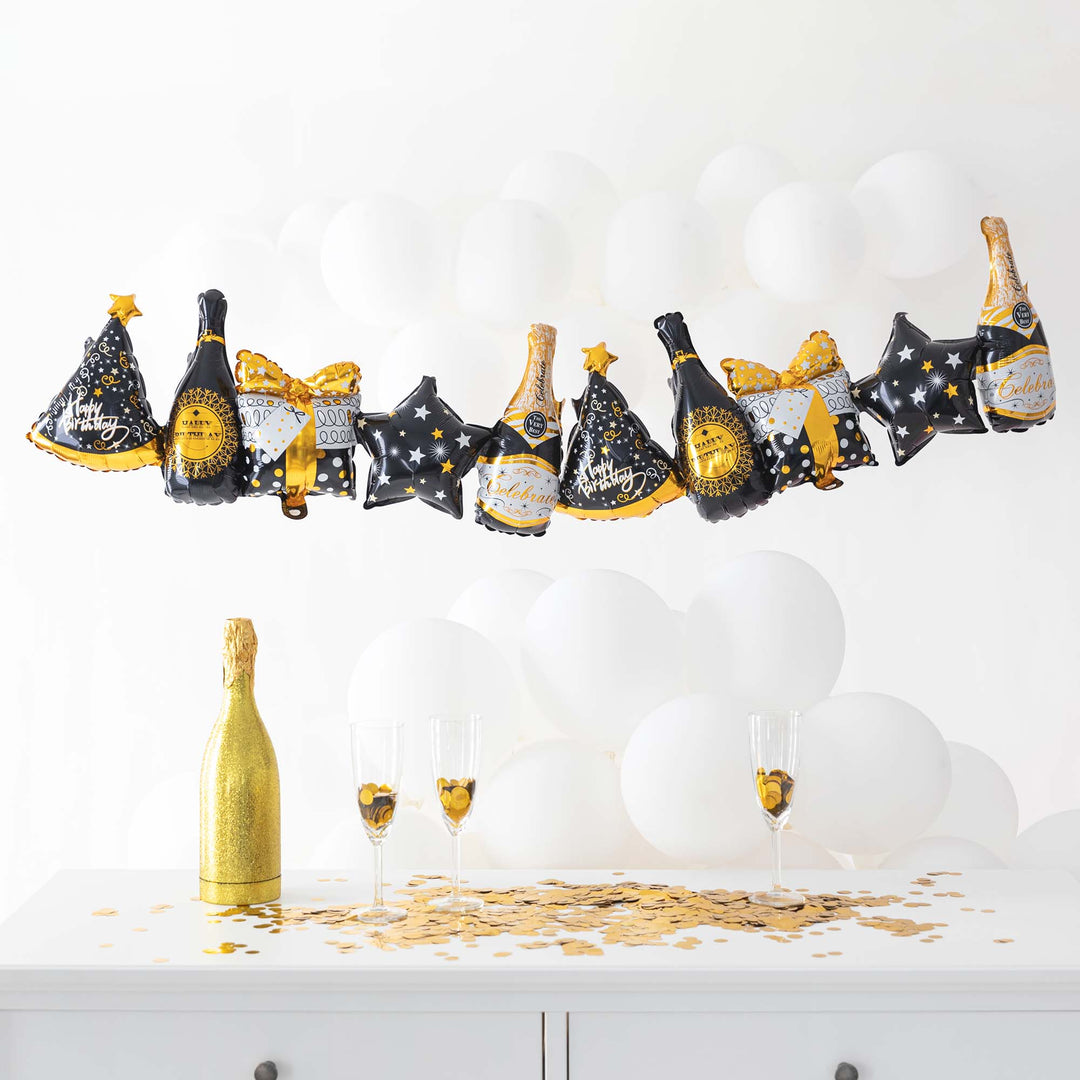 Girlanda balonowa Urodzinowa 206x34cm