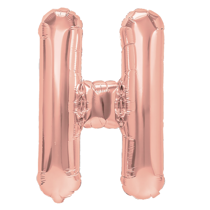 Balon foliowy litera H rose gold 40cm N